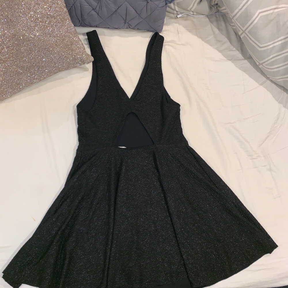 Shimmery A-line dress